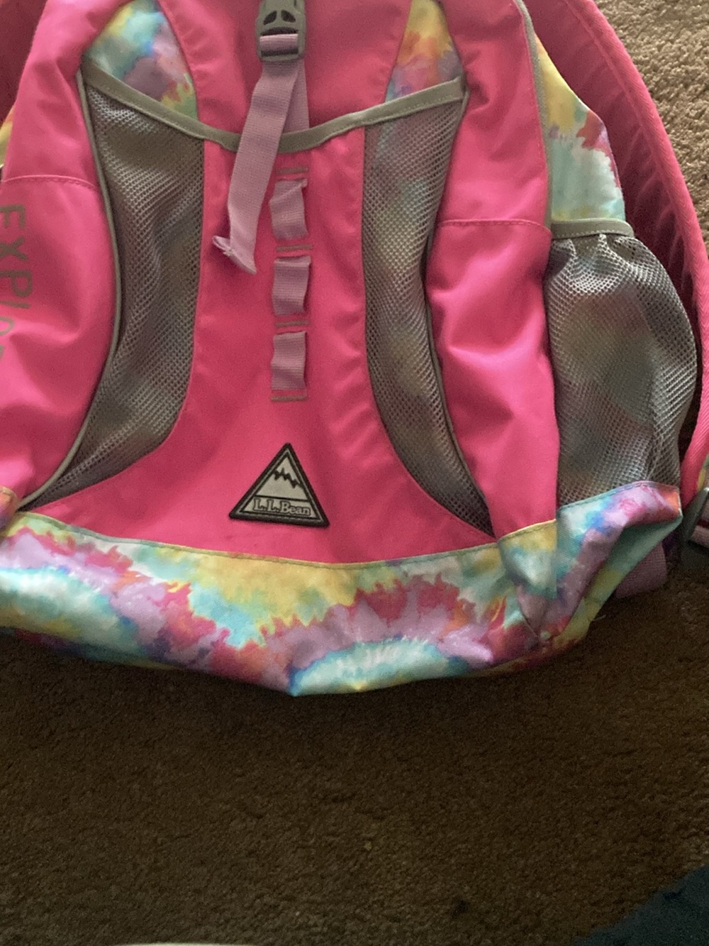L.L. Bean explorer backpack fits elementary school up
